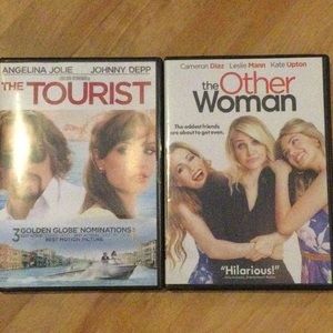 2 dvd s The tourist & the Other Woman